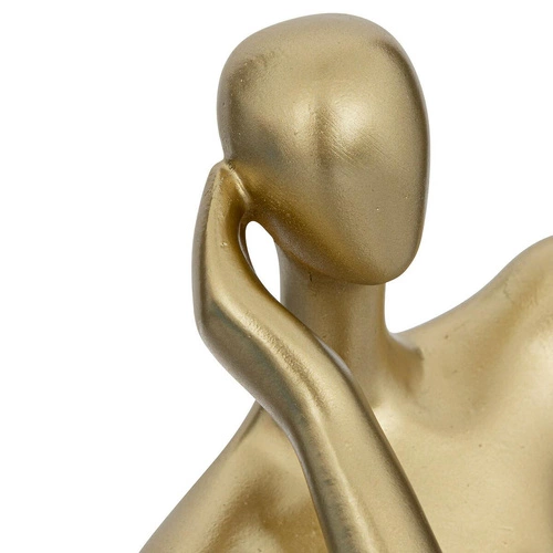 Dekorační soška Gold Woman 25 cm zlatá glamour do obýváku jako dárek