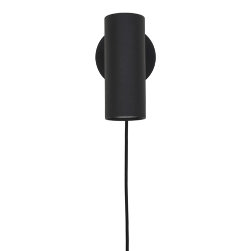 Nástěnné svítidlo Paris černé moderní ocelové LED do obýváku a ložnice 22 cm