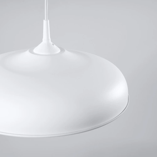 Závěsné svítidlo GINA bílá moderní nad stůl do obýváku a jídelny 38 cm SOLLUX LIGHTING