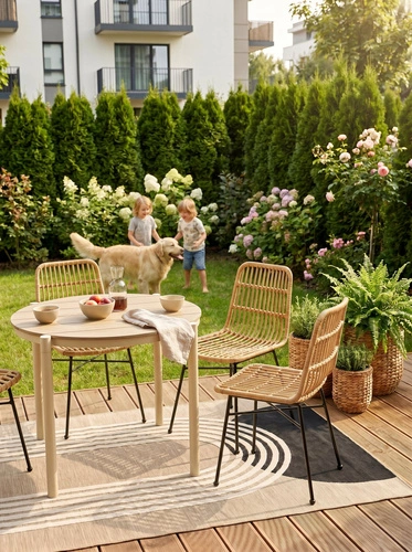 House Nordic Hanoi sada 3 obalů na květináče vodní hyacint boho přírodní