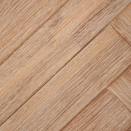 Rozkládací jídelní stůl Aeris 180–220 cm akáciové dřevo moderní deska rybí kost Atmosphera