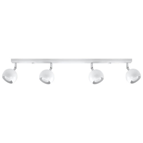 Stropní svítidlo bílé Oculare 4L Sollux moderní kovové do obýváku a kuchyně 80cm