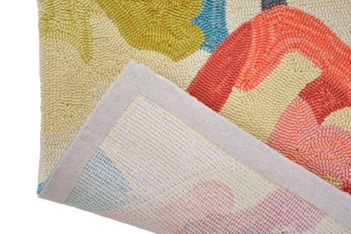 Venkovní koberec na terasu Verdaccio 200x280 moderní květinový snadno čistitelný multicolor