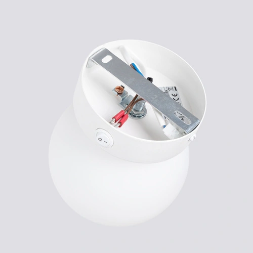 Nástěnné svítidlo YOLI 1 bílé moderní do obýváku a ložnice sklo SOLLUX LIGHTING