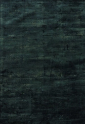 Moderní koberec do obýváku a ložnice Plain Dark Blue 200x300 ručně tkaný viskóza