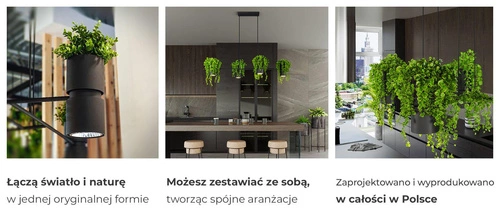 Závěsné svítidlo KUKKIA černé 4 světla moderní nad jídelní stůl a do obýváku