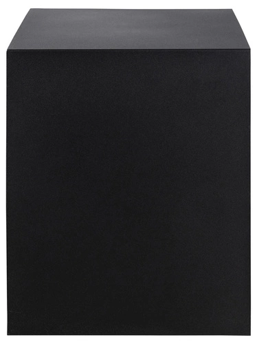 Závěsný noční stolek s zásuvkou 30 cm černý dřevěný moderní Actona Joliet