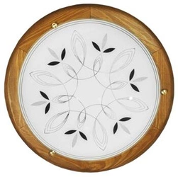 Stropní svítidlo Rustica 30 kulaté dřevěné do jídelny a předsíně klasický dub E27