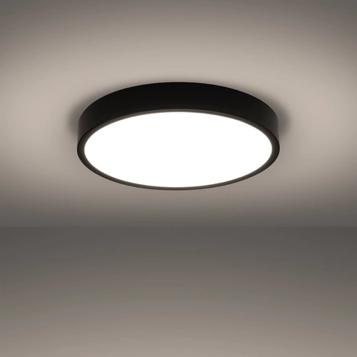 Stropní LED svítidlo ONYX 50 černé moderní kulaté do obývacího pokoje a ložnice SOLLUX