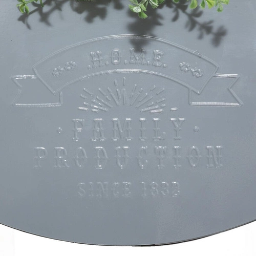 Kovový nástěnný květináč Atmosphera rustikální dekorace do obýváku se sukulenty 44 cm