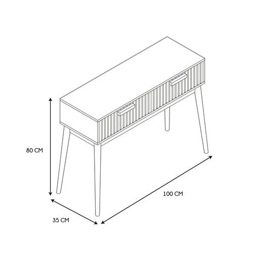 Konzole Klaus přírodní
