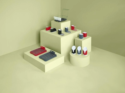 Dřezový organizér Sink caddy velký černý