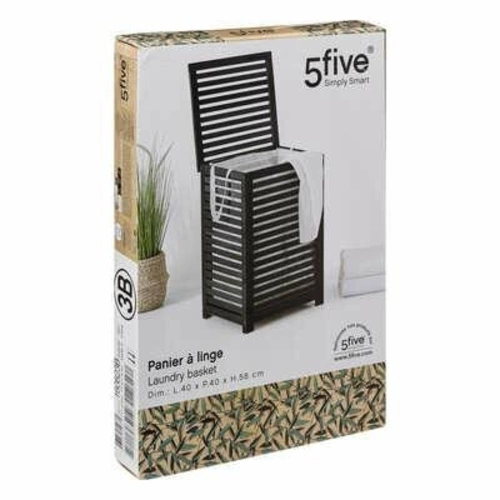 Bambusový koš na prádlo Sicela 65l černý