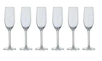 Sada 6 sklenic na šampaňské Orpéa 160ml sklo