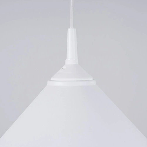 Závěsné svítidlo ZUMA bílá moderní ocelová do obýváku, kuchyně a nad stůl 30 cm