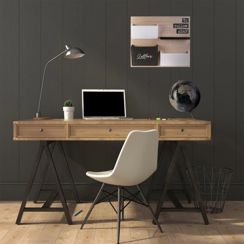 Intesi dekorativní černý kovový glóbus ve stylu glamour retro do obývacího pokoje nebo pracovny 29 cm