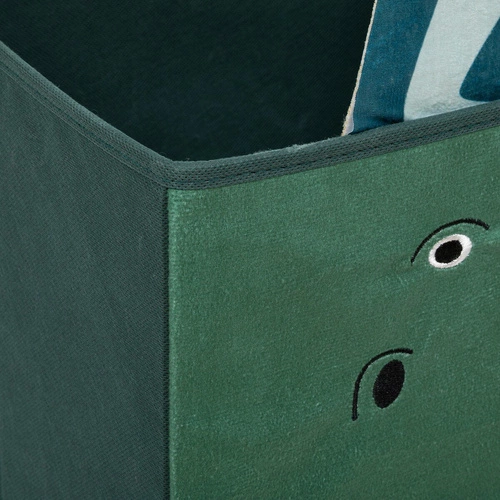 Atmosphera Dinosaur látkový box 30x30 do regálu na hračky skládací zelený