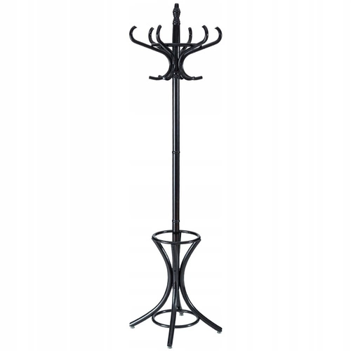 Poulpe moderní dřevěný stojací věšák do předsíně wenge 188 cm Intesi