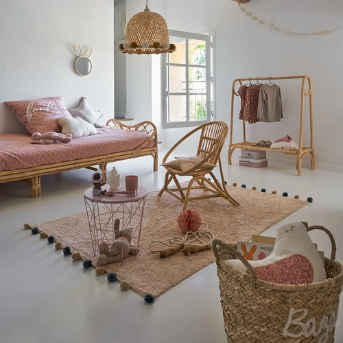 Dětské ratanové křeslo Leo přírodní