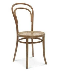 Jídelní a retro vintage židle Fameg 14 z dřevěnou konstrukcí a výpletem, na míru