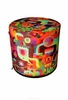 Okrúhlý puf Abstra Intesi multicolor moderní do obýváku a ložnice s pratelným potahem 40 cm