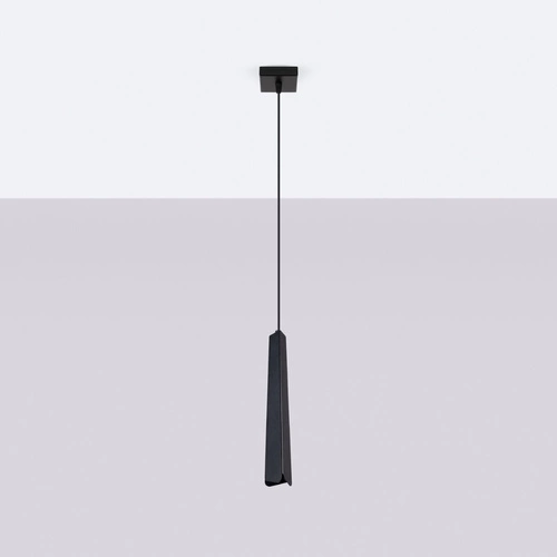 Závěsné svítidlo PRYSM 1 černé moderní ocelové do obýváku kuchyně jídelny nad ostrůvek