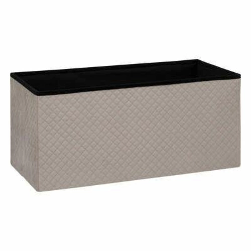 Taburet s úložným prostorem velký Velvet béžový