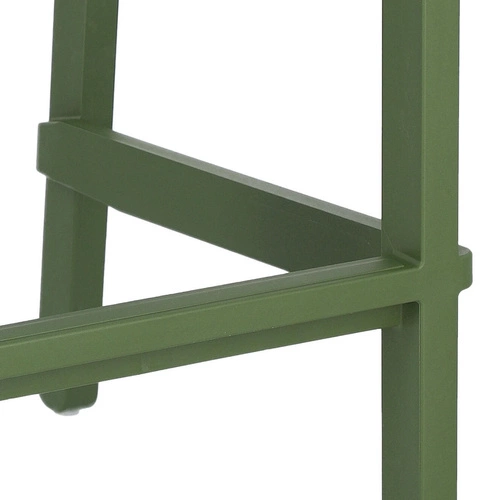 Barová židle Kate zelená 65 cm s opěrkou moderní do kuchyně a na zahradu SCAB Design