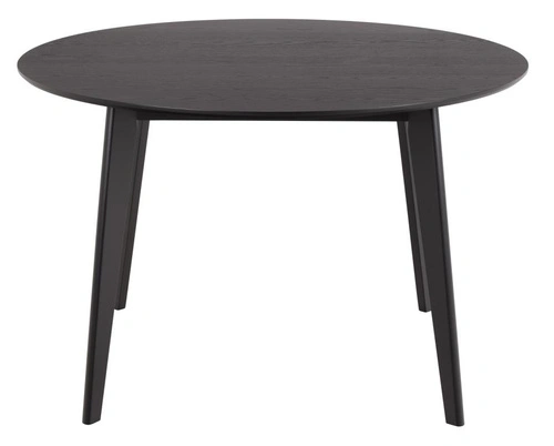Kulatý jídelní stůl Roxby 120 cm černý moderní do jídelny a obýváku