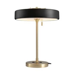 Stolní lampa ARTDECO černá a zlatá