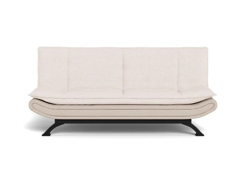 Faith rozkládací dvoumístná sametová béžová pohovka do obývacího pokoje Actona