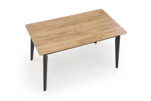 Rozkládací jídelní stůl Ambyl dub wotan černý moderní 140–180 cm Intesi