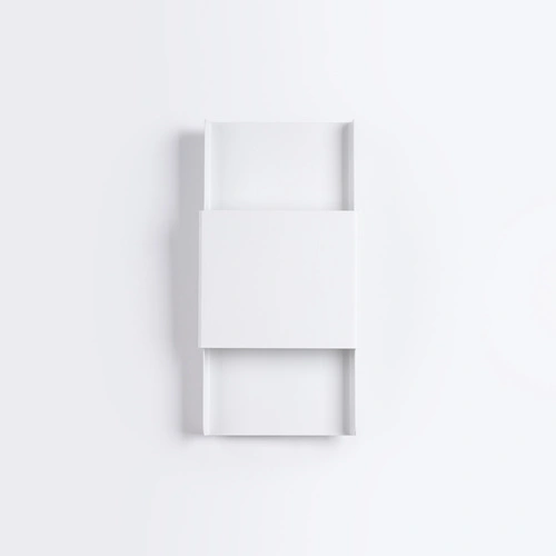 Nástěnné svítidlo DURLIN bílé moderní ocelové do obýváku a ložnice SOLLUX LIGHTING 40 cm