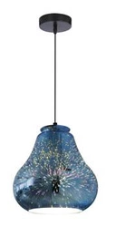 Galactic 4 19 1x60W E27 3d závěsná lampa