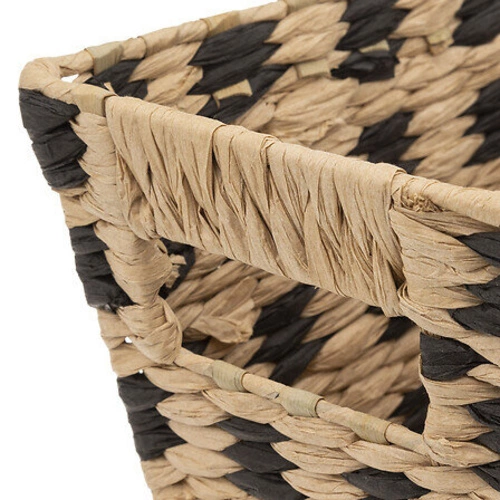 Kovový úložný koš boho Terre Inconnue přírodní obdélníkový 15x31x15 cm