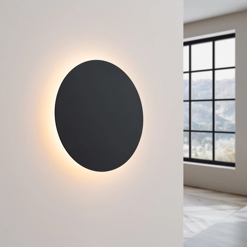 Nástěnné svítidlo BORGEN černé LED moderní do obýváku a ložnice ocelové 30 cm Thoro