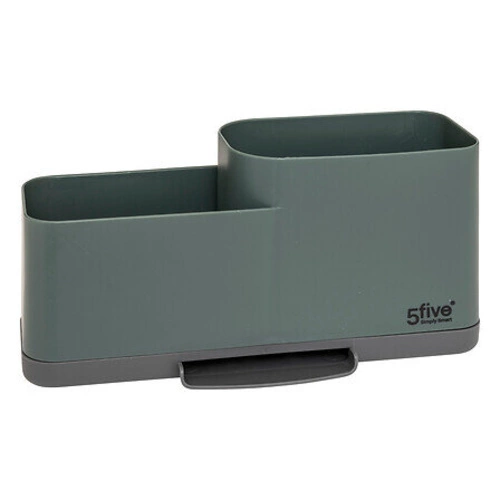 Dávkovač mýdla s organizérem NEO2 zelený 5five simply smart do koupelny moderní