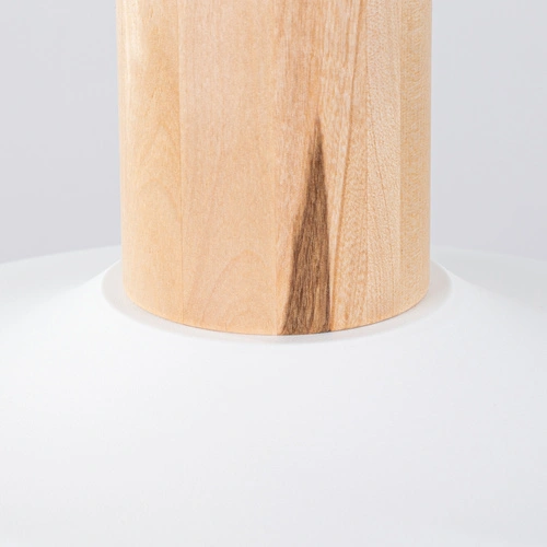 Závěsné svítidlo INDY bílá skandinávský ocelový nad jídelní stůl a do obýváku 38 cm