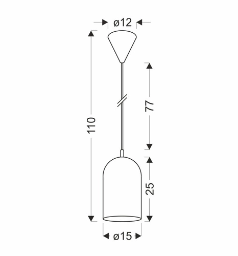 Moderní zelené stropní svítidlo Oss, jednoduché, do obývacího pokoje a jídelny, Ledea 110 cm