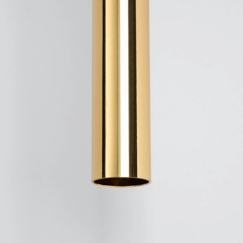 Moderní závěsné svítidlo Pastelo zlatý lesk, nastavitelné nad stůl do obýváku a kuchyně