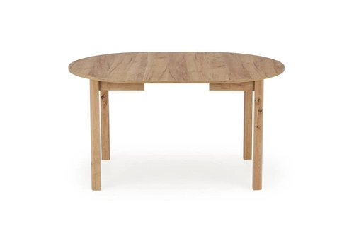 Rozkládací kulatý jídelní stůl Nigo Intesi dub přírodní moderní 102–142 cm