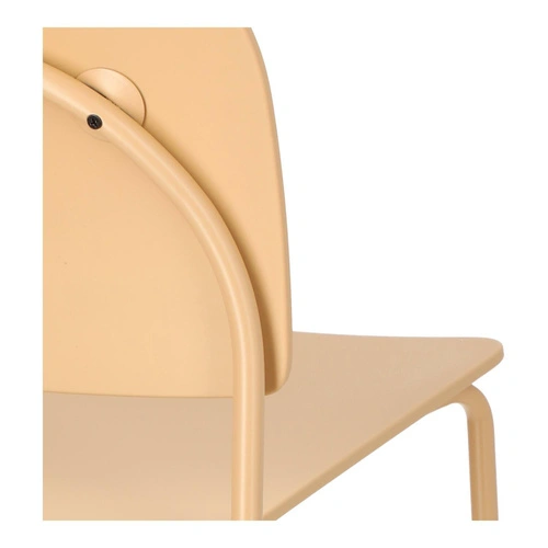 Židle Ravio písková plastová do jídelny a kuchyně moderní