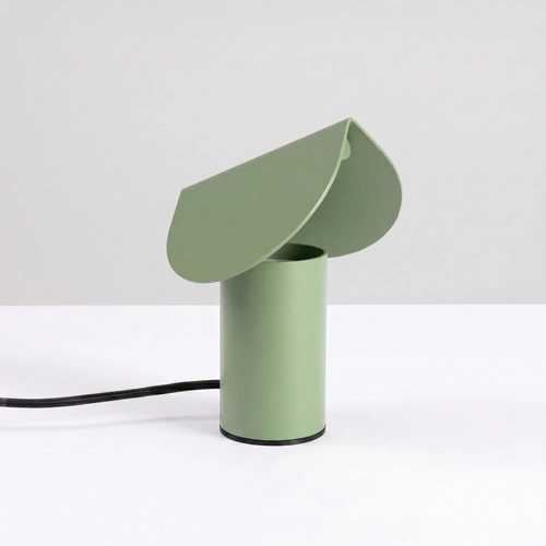 Stolní LED lampa BISCUIT značky Thoro Lighting v módní šalvějové barvě