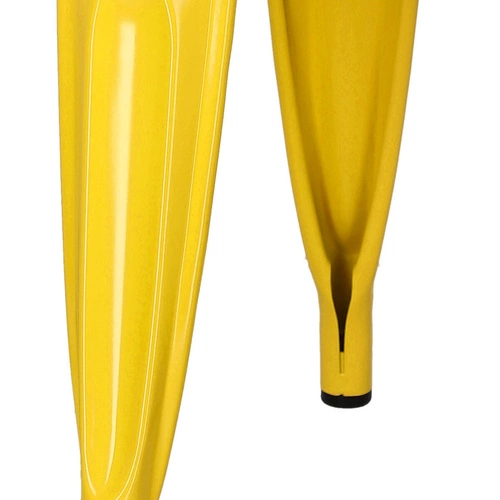 Židle Paris Wood žlutá, sedák borovice natural