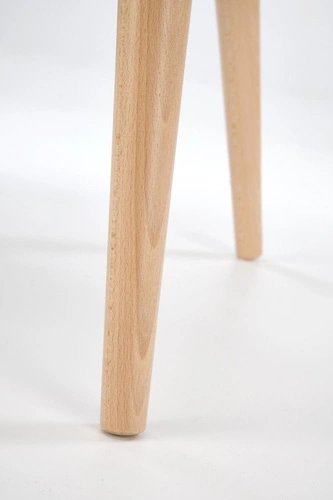 Otočná čalouněná jídelní židle s područkami Jurneya šedá skandinávský styl Intesi