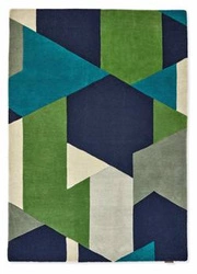 Vlněný koberec Popova Amazonia 170x240 geometrický do obýváku moderní snadno čistitelný