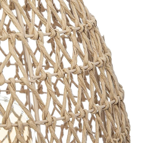 Stolní lampa Etel Atmosphera 35 cm skandinávská s dřevěnou základnou do ložnice a obýváku