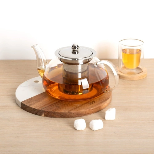 Kulatý podtácek Harmony akát/mramor