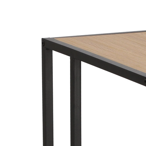 Konferenční stolek Seaford obdélníkový moderní dubový s policí do obýváku Intesi