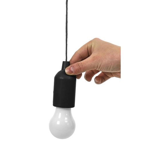 Závěsná lampa s šedou žárovkou